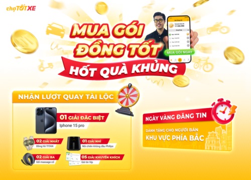 Mua gói Đồng Tốt, hốt quà khủng!