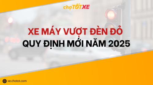 Lỗi vượt đèn đỏ xe máy phạt bao nhiêu theo quy định mới năm 2025?