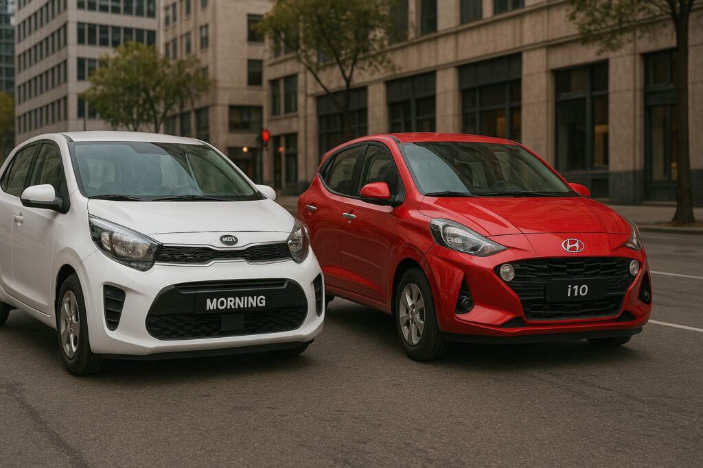 so sánh kia morning và hyundai i10