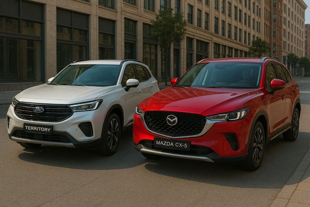 so sánh xe cx5 và territory