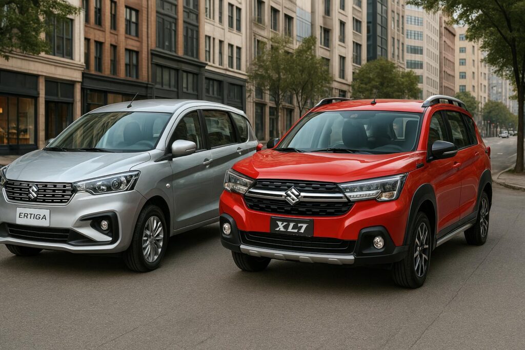 so sánh xe ertiga và xl7