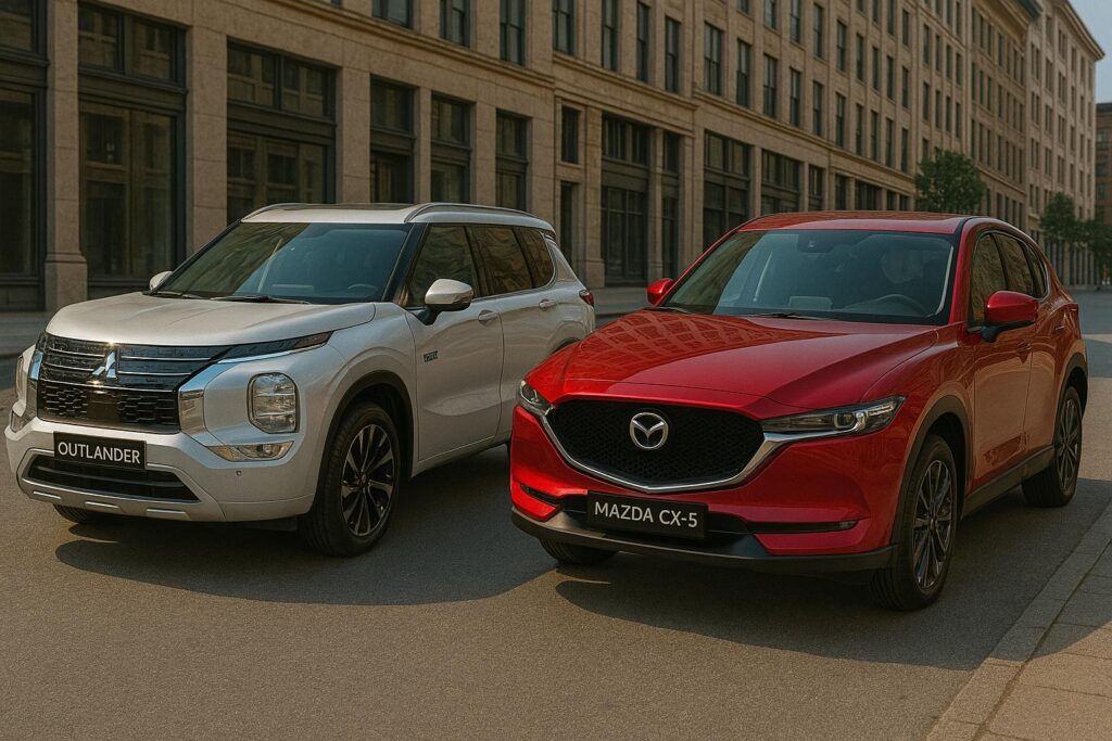 so sánh xe mazda cx5 và outlander