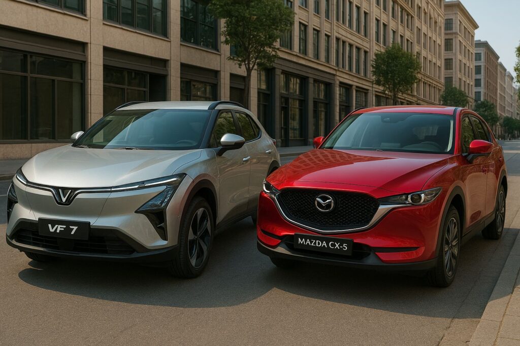 so sánh xe vf7 và mazda cx5