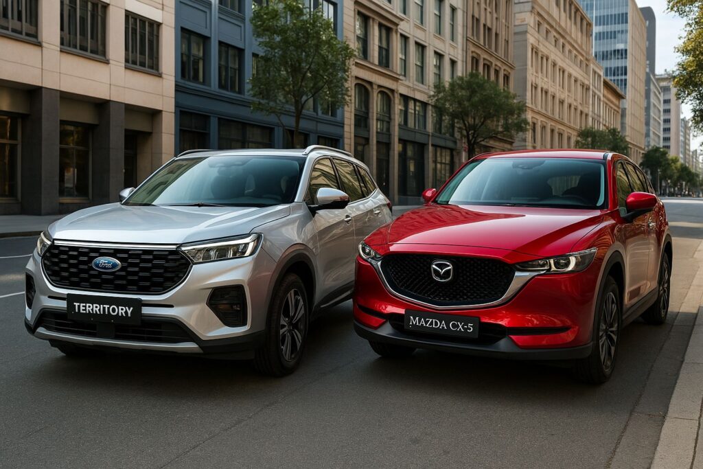 so sánh xe territory và mazda cx5