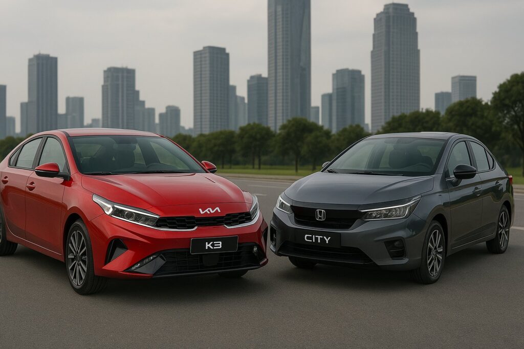 So sánh Kia K3 và Honda City