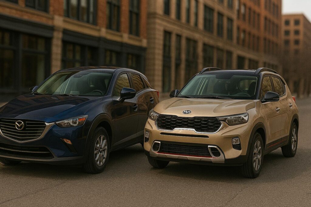 So sánh xe CX3 và Kia Sonet