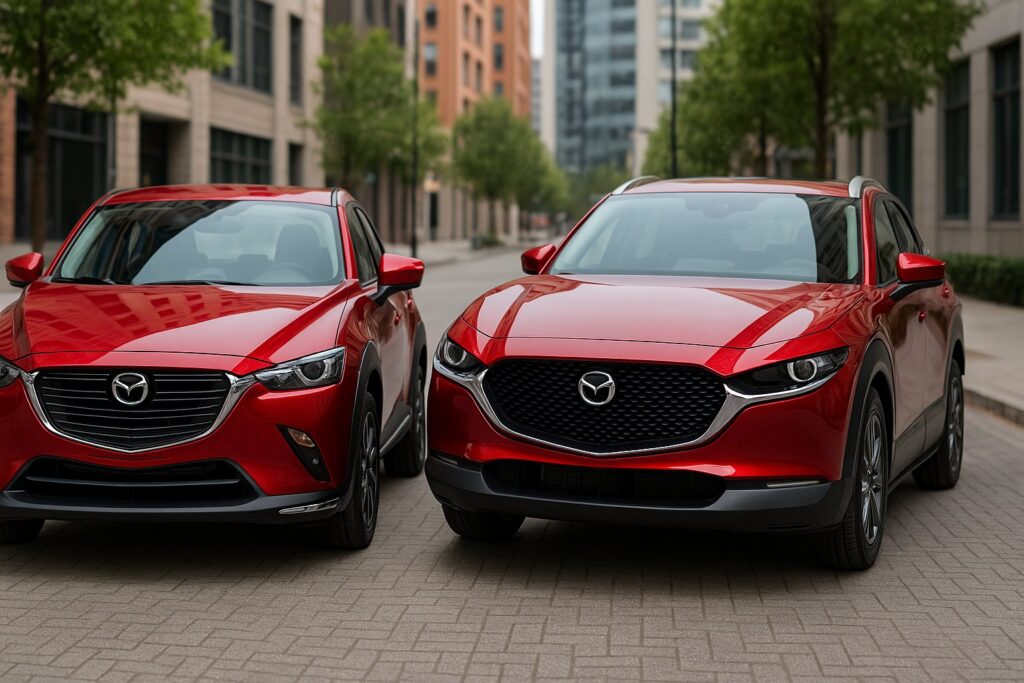 So sánh xe CX3 và CX30