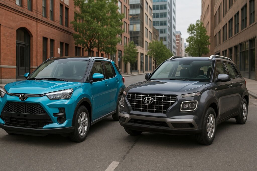 so sánh xe raize và venue