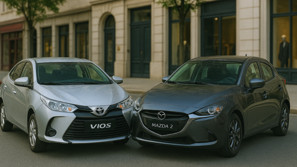 so sánh vios và mazda 2