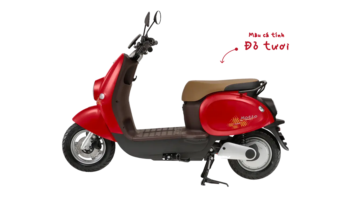 VinFast Motio màu Đỏ