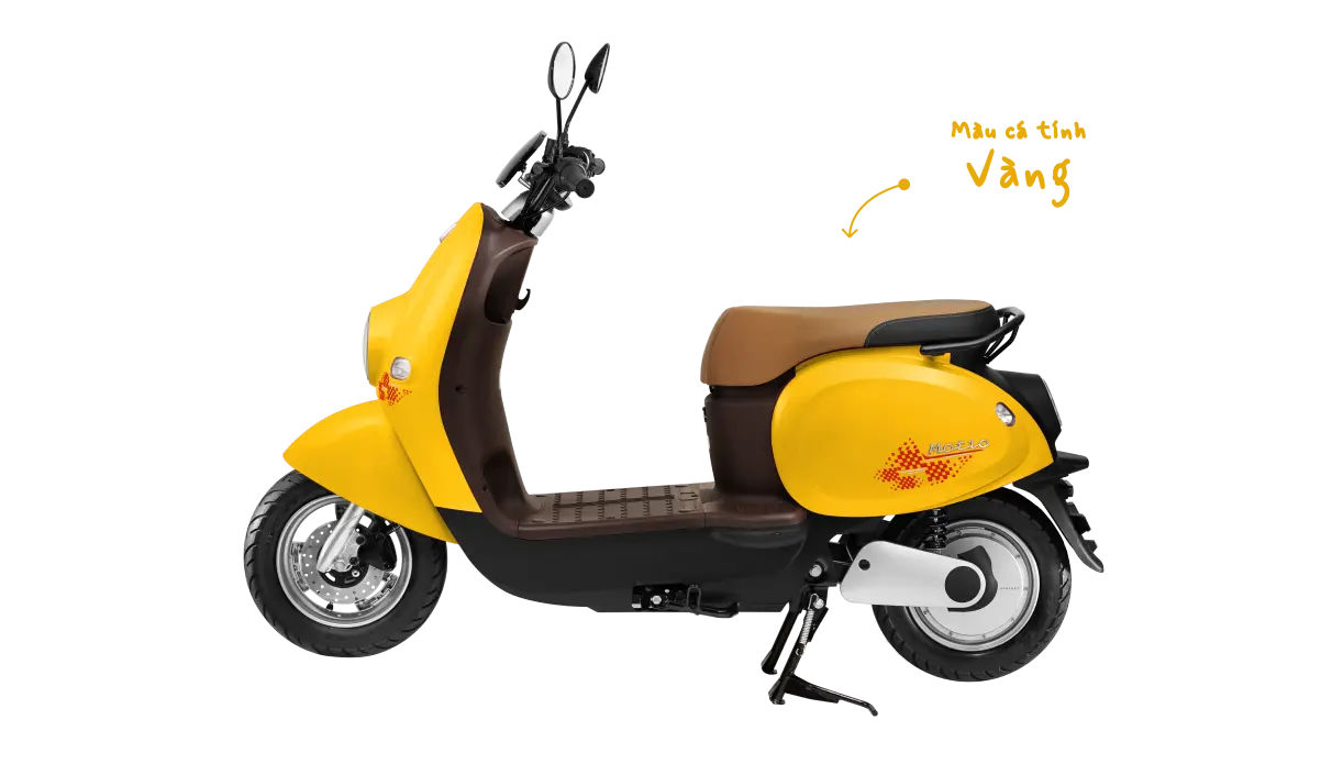 VinFast Motio màu Vàng