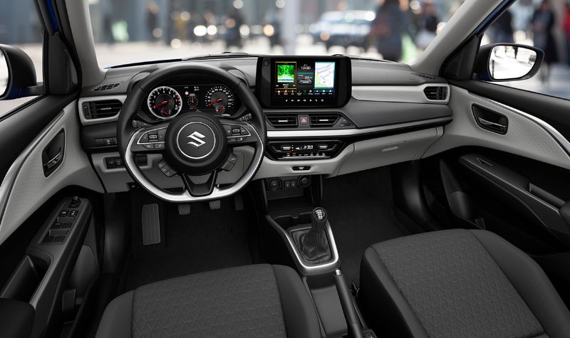 nội thất tiện nghi Suzuki Swift 2025