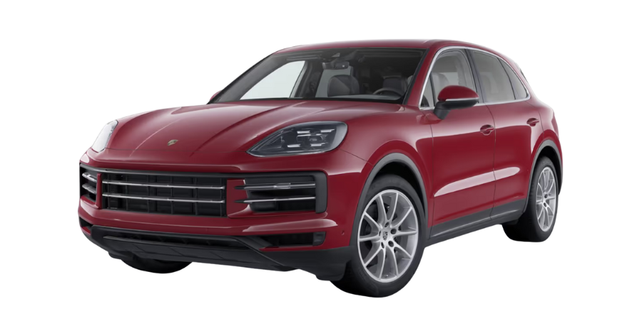 Porsche Cayenne màu đỏ
