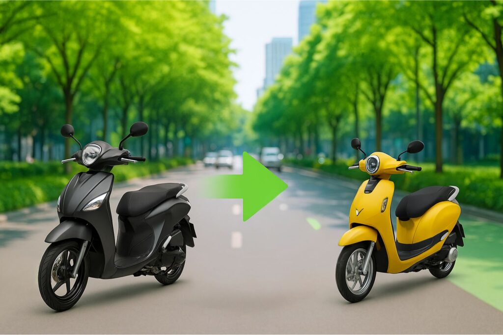 Chính sách đổi xe xăng sang xe điện của VinFast Ưu đãi trăm triệu đồng