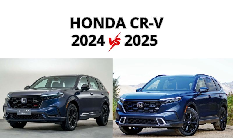 so sánh Honda CR V 2024 vs 2025