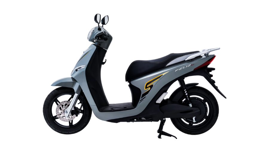 VinFast Feliz Neo màu xám xi măng