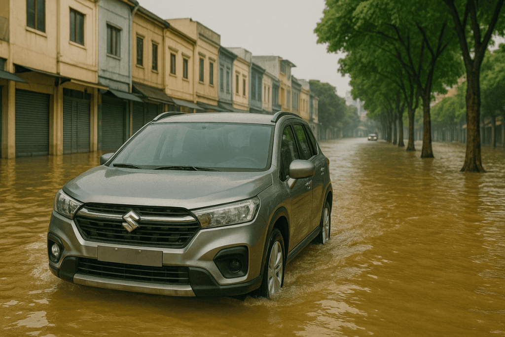 Xe bị thuỷ kích