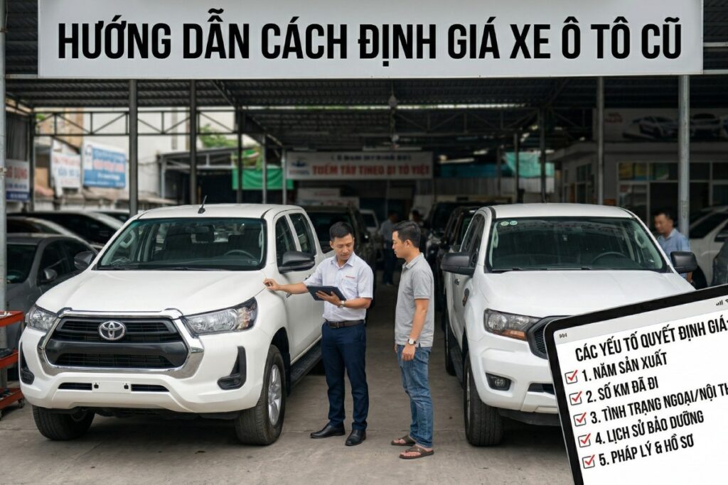 Cách định giá xe ô tô cũ
