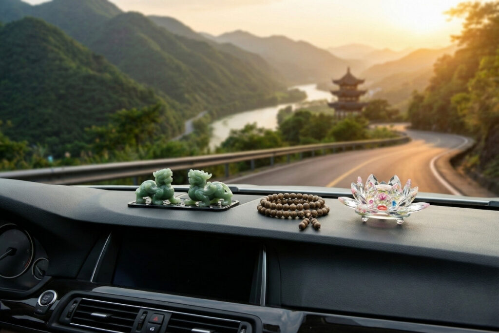 Vật phẩm phong thuỷ xe ô tô