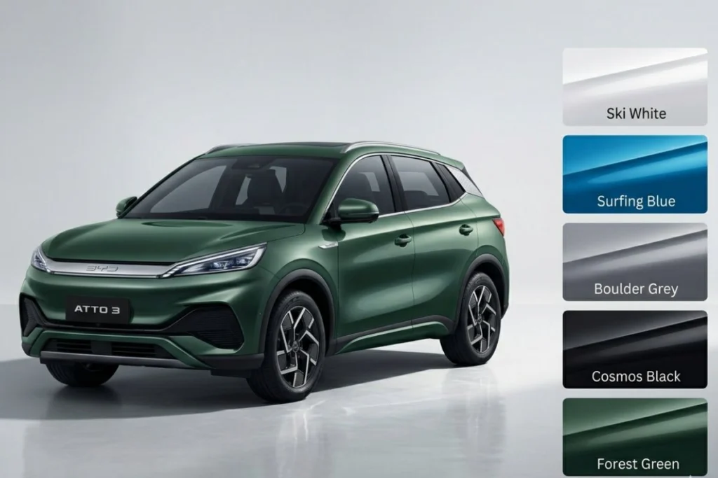 Bảng màu xe Atto 3