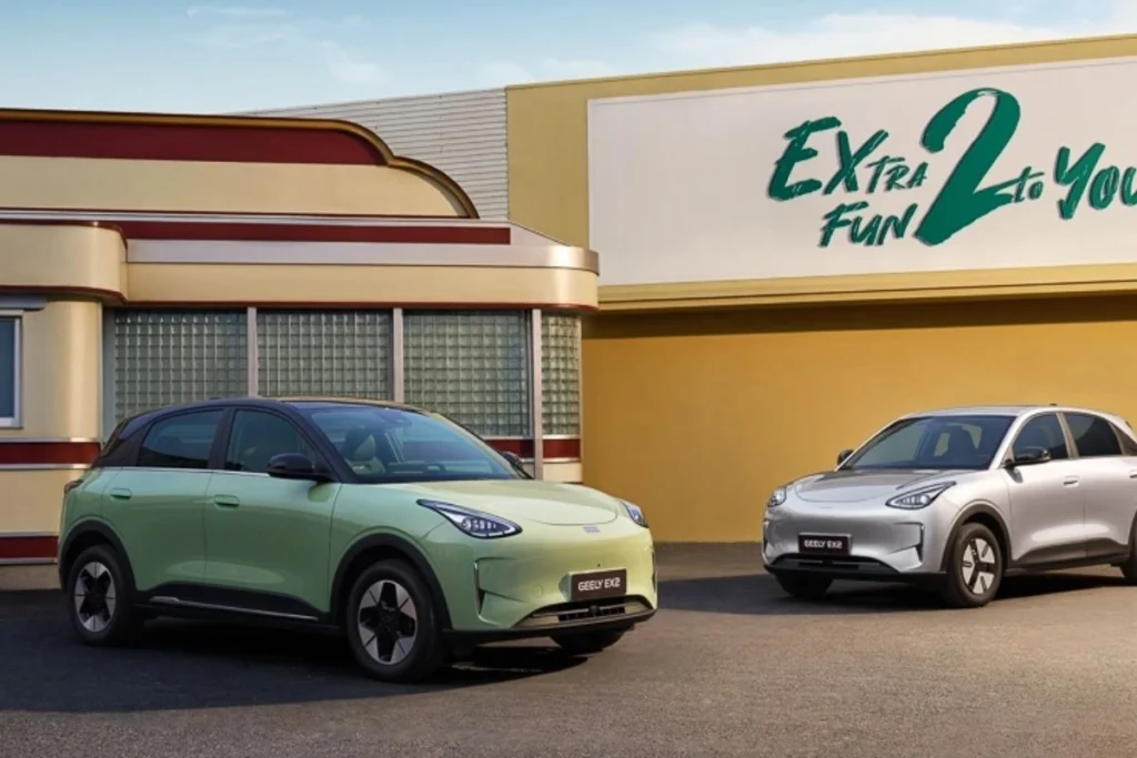 bảng màu xe Geely EX2