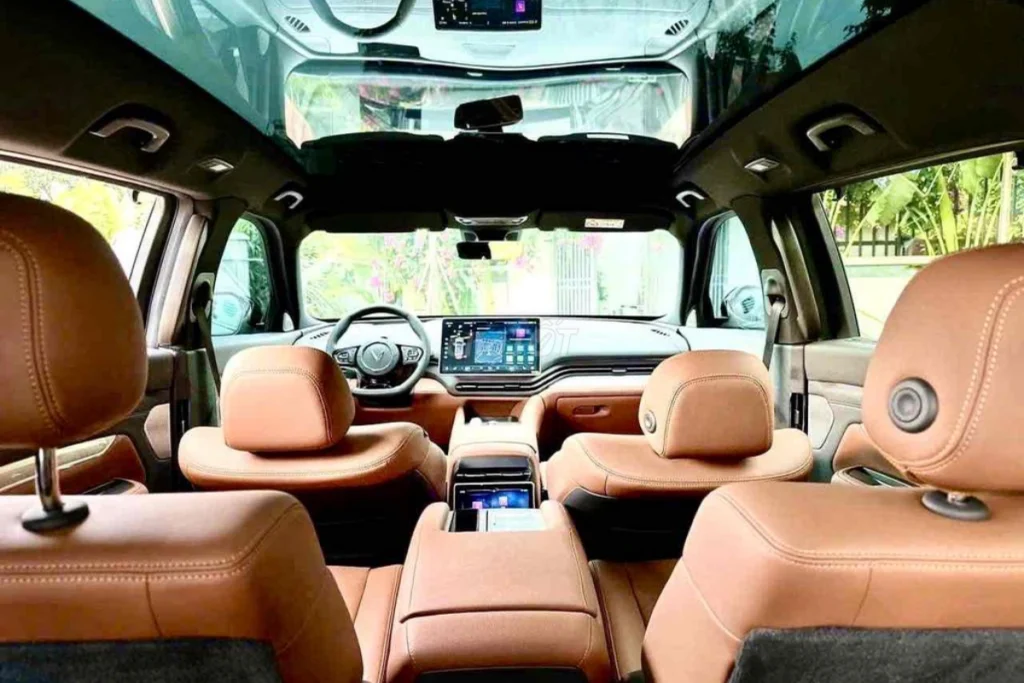 Nội thất VF9: Khám phá khoang cabin SUV điện hạng sang có gì? nội thất VF9