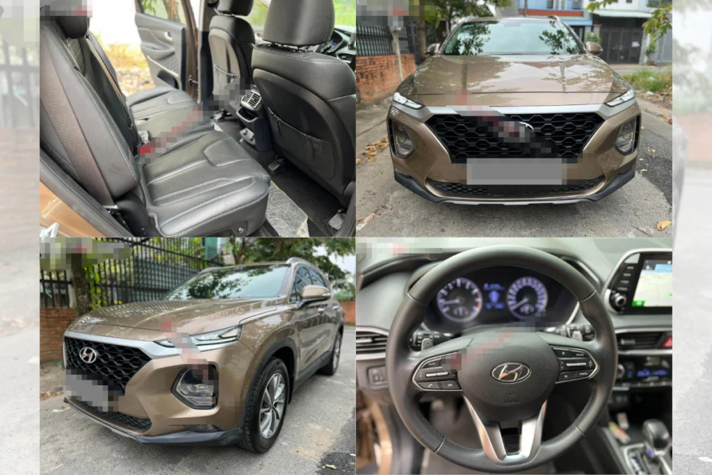 Huyndai Santafe máy dầu hình 2