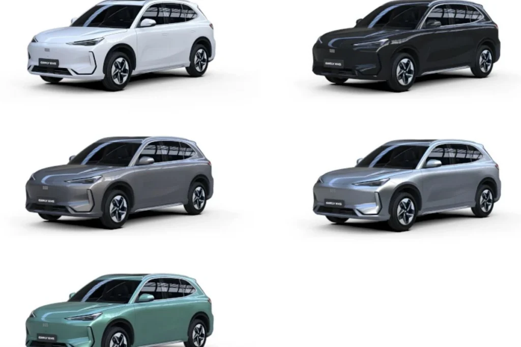 bảng màu xe Geely EX5 hình 1