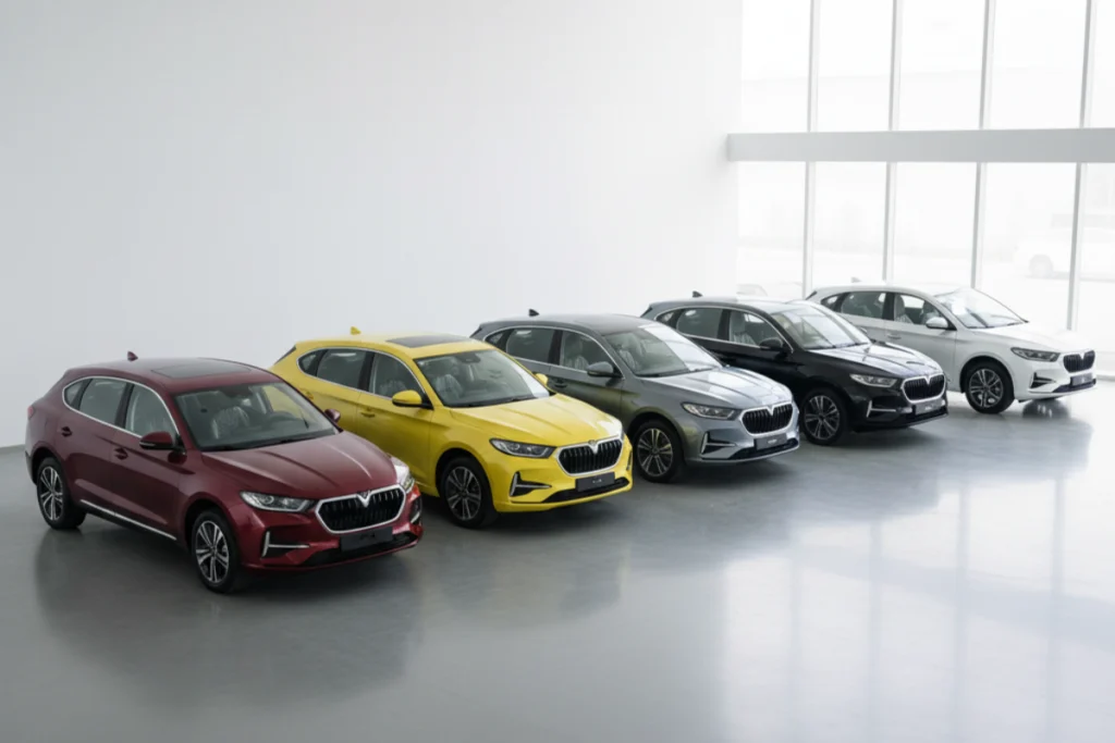 bảng màu xe Limo Green