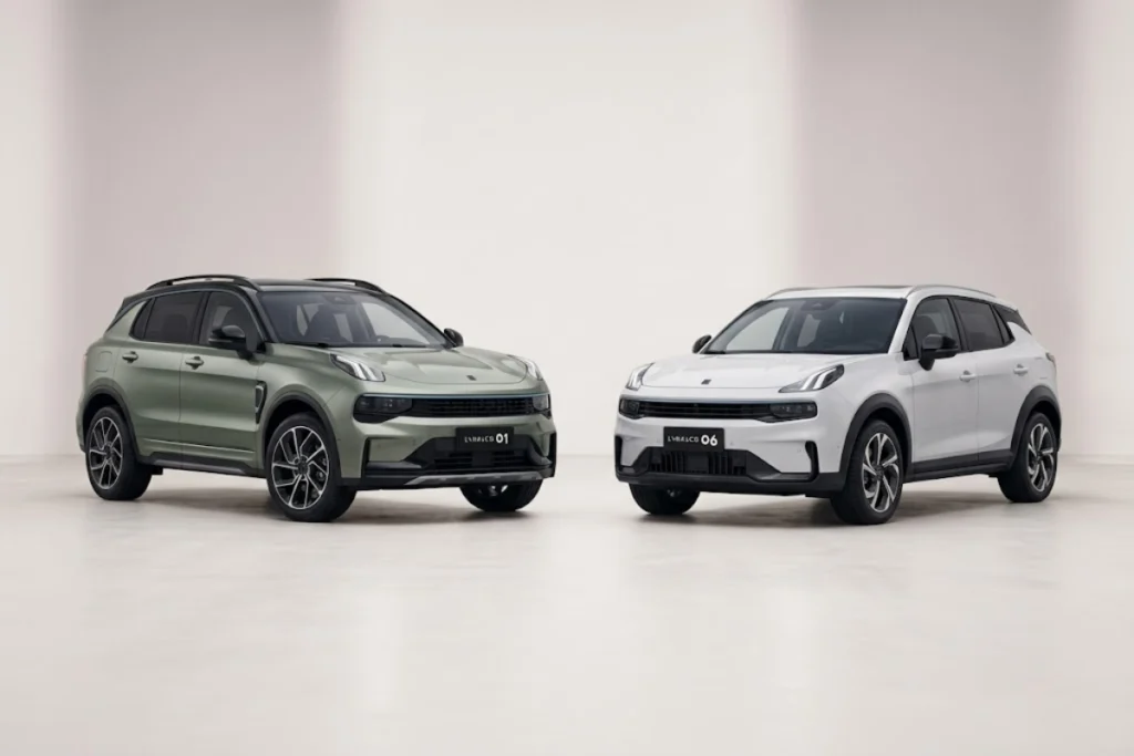 So sánh Lynk Co 01 và 06: Chọn SUV cỡ B hay cỡ C? so sánh lynk co 01 và 06