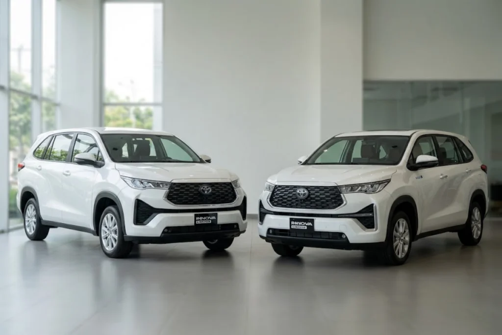 So sánh Innova Cross Xăng và Hybrid: Lựa chọn nào tối ưu? so sánh innova cross xăng và hybrid
