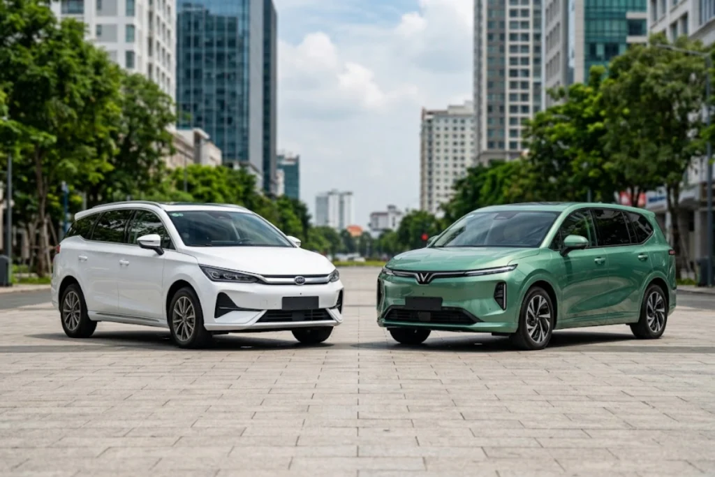 so sánh byd m6 và limo green