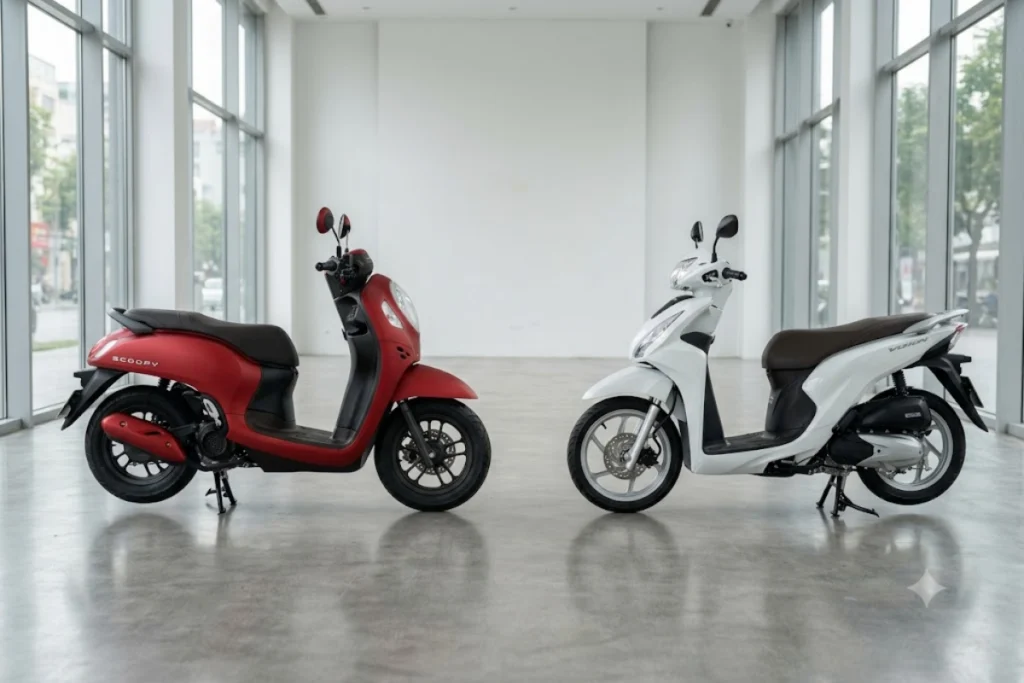 so sánh Scoopy và Vision