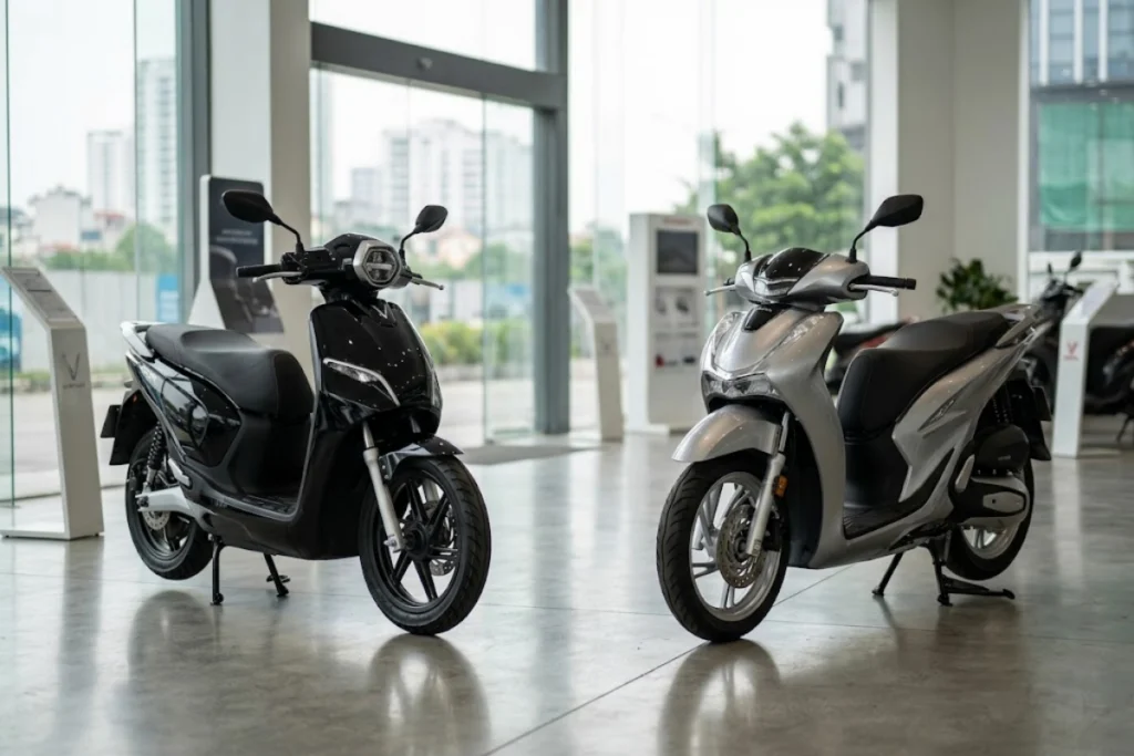 So sánh VinFast Theon S và Honda SH 125i ABS: Chọn công nghệ mới hay truyền thống so sánh VinFast Theon S và Honda SH