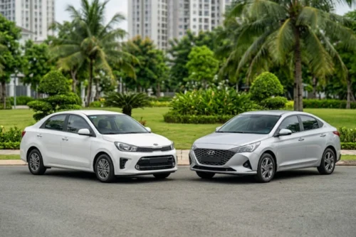so sánh Kia Soluto và Hyundai Accent