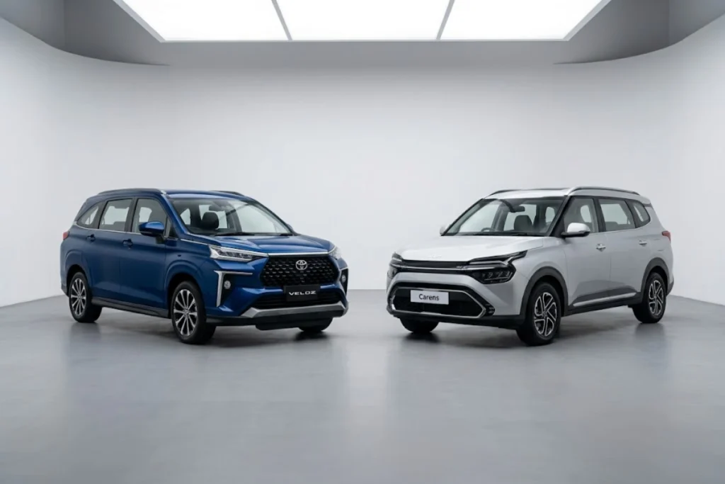 so sánh Toyota Veloz và Kia Carens