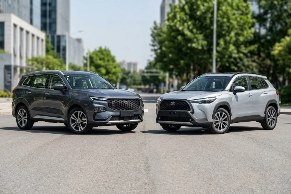 So sánh Ford Territory và Toyota Corolla Cross: Xe gầm cao nào tốt? so sánh Ford Territory và Toyota Corolla Cross