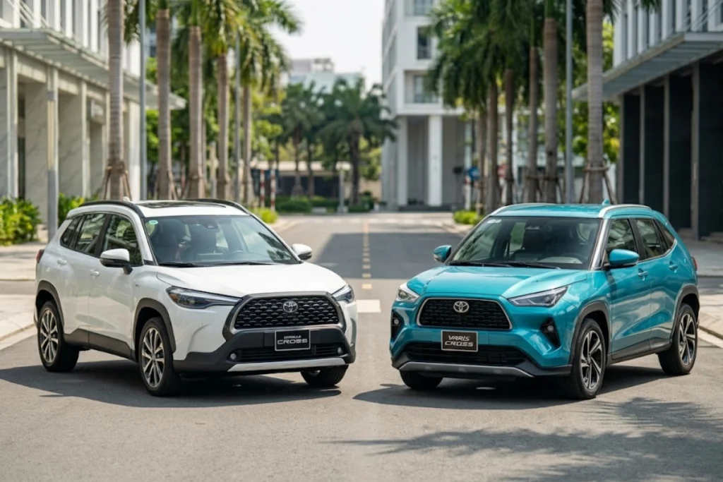 So sánh Corolla Cross và Yaris Cross: Xe gầm cao nào tốt? so sánh Corolla Cross và Yaris Cross