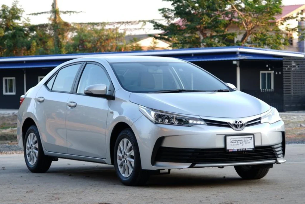 bảng màu xe Toyota Corolla Altis
