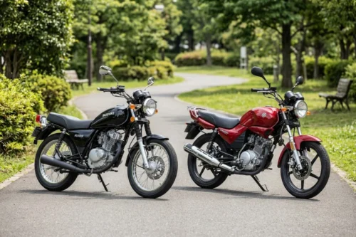 so sánh Suzuki HJ125 và Yamaha YB125