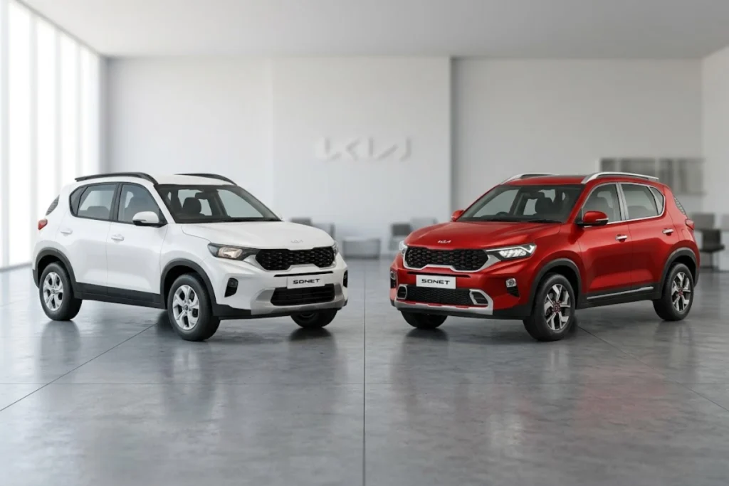 so sánh Kia Sonet bản Deluxe và Luxury