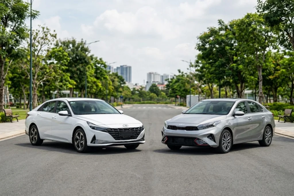 so sánh Elantra và K3