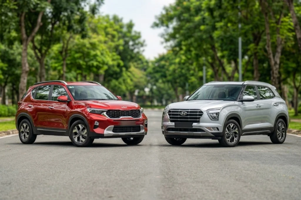 So sánh Kia Sonet và Hyundai Creta: Lựa chọn gầm cao đô thị nào tối ưu? so sánh Kia Sonet và Hyundai Creta