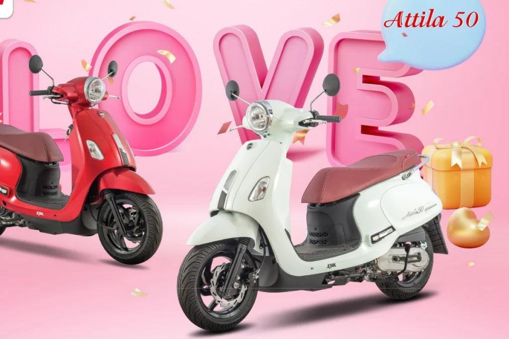 Xe Attila có mấy màu? Bảng màu chi tiết và cách chọn màu tôn dáng